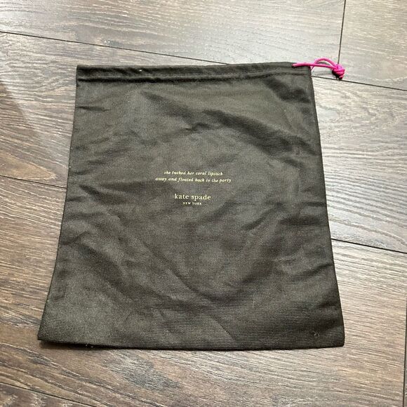Kate Spade Small Brown Logo Dust Bag - Picture 1 of 3